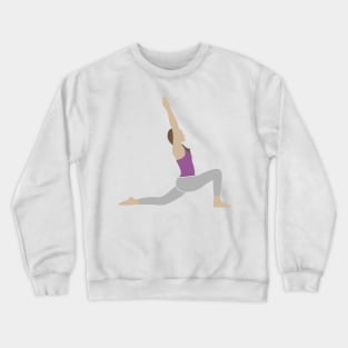 Low Lunge Pose Crewneck Sweatshirt